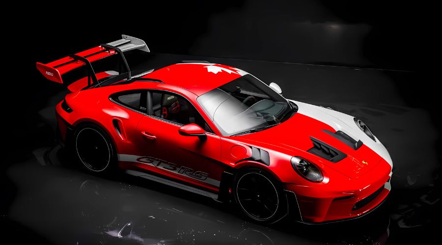 Porsche to Auction Unique One-Off 911 GT3 RS Featuring a Striking Maple Leaf Design